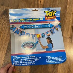 Toy Story Birthday Banner